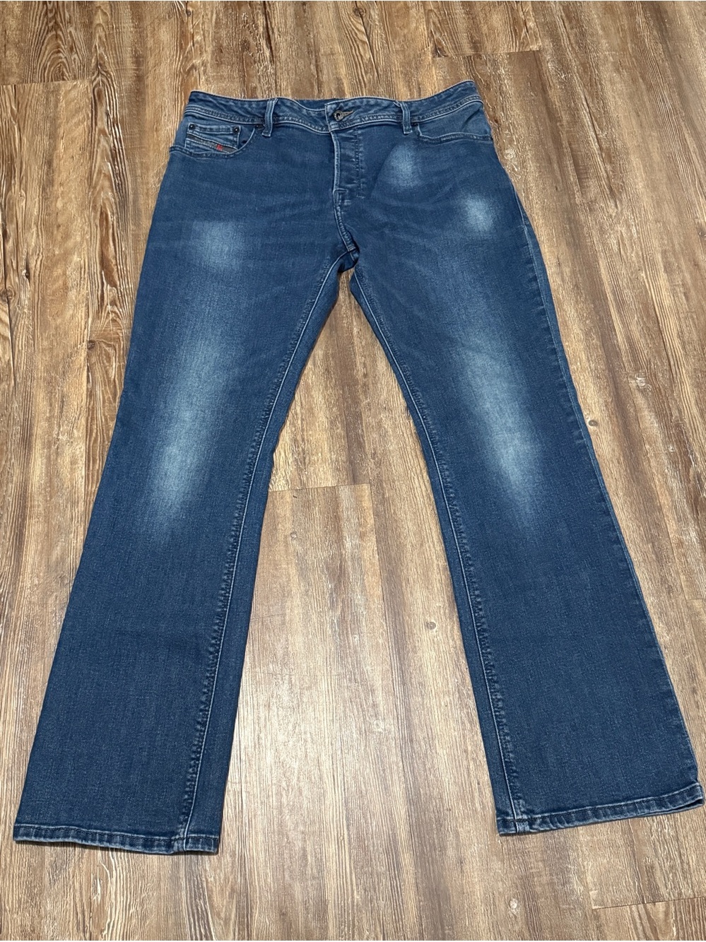 Diesel Zatiny Bootcut Jeans Men's 36x32 Button Fly High Rise Y2K Denim